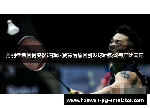 丹羽孝希因何突然选择退赛背后原因引发球迷热议与广泛关注