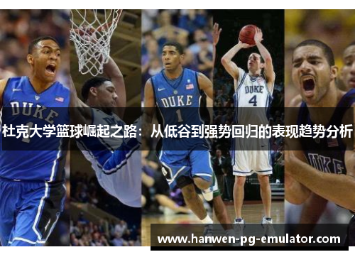杜克大学篮球崛起之路：从低谷到强势回归的表现趋势分析